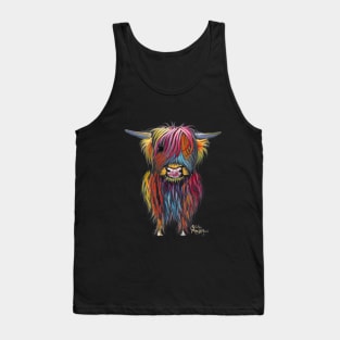 Scottish Highland Cow ' BRaVEHEaRT ' by Shirley MacArthur Tank Top